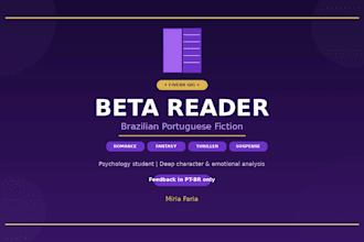 beta reader in brazilian portuguese