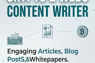 do expert crypto writing and web3 content