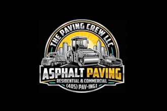 design luxury high quality asphalt logo with creative concepts