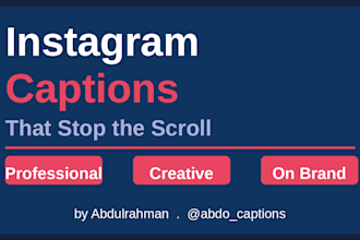 write engaging instagram captions for your business