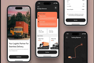 develop ai fueling app website delivery app logistic app