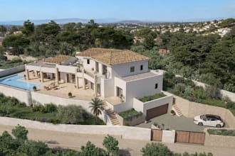 create high end residential development for marketing,mediterranean villa render