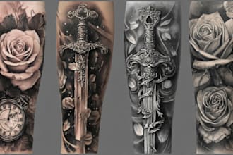 create custom and realism tattoo design