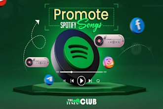 create and run advertising to promote your spotify music