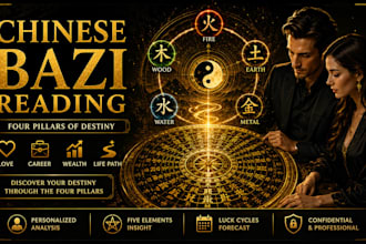 provide chinese bazi and five elements analysis