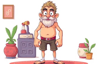 draw any object as a cartoon character