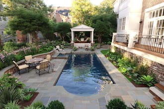 do backyard landscape design garden patio rendering pergola