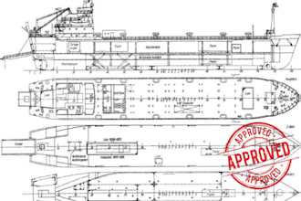 review boat, ship, yatch, and ga plans as naval architecture