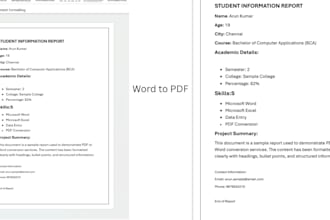 convert PDF flies to word documents accurately