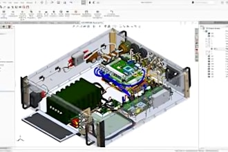 design industrial electrical enclosure and control panel cad models in solidwork
