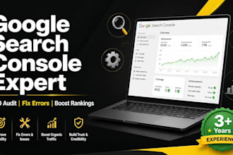 fix google search console errors, and do website audit