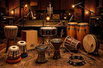 record snaredrum,tabla cajon,darbuka,talkingdrum bodhran djembecongas,tambourin