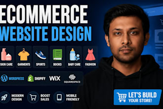 design high converting ecommerce UI UX for fashion, books, baby care stores