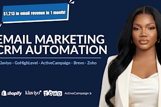 set up klaviyo email automations omnisend email flows monthly email campaigns