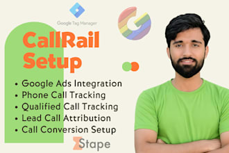configure callrail call tracking and connect to google, facebook ads