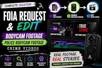 file foia request and edit bodycam footage, police bodycam footage ,crime video