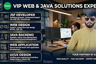 be your expert jsf developer and professional web designer