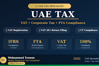 prepare and file uae vat and corporate tax returns