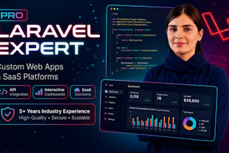 build your business web app in laravel with dashboard API ai