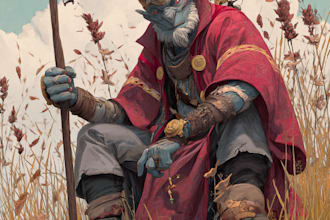 draw high quality fantasy character illustrations