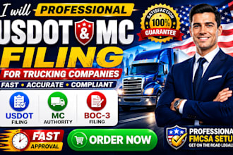 get your usdot and mc numbers for trucking business compliant fmcsa registration