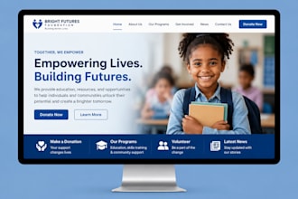 build nonprofit website and church website