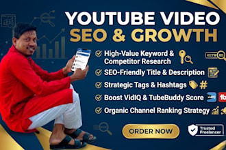 do perform organic youtube video SEO and channel growth