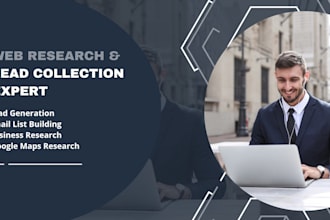do web research and lead collection for your business
