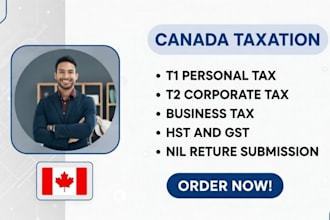 file canada tax, t1 personal tax, t2 corporate tax, business tax, gst hst filing
