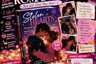 viral wattpad book romance children book erotic book promo