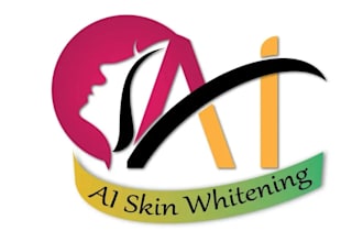 design existing skin whitening branding logo