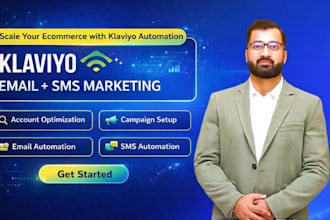 manage klaviyo email and SMS marketing flow for ecommerce