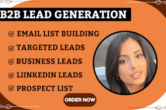 do targeted b2b lead generation, business lead, linkedin leads and email list