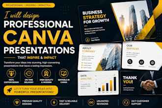 design professional canva presentations