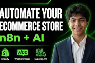 build n8n automation workflows for your shopify or ecommerce store