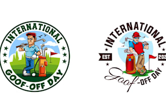 design modern delightful golf logo with satisfaction guarantee