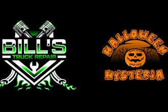 design awesome marvelous diesel repair and halloween logo within 1 day