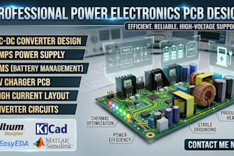 design power supply pcb dc dc converter battery charging and bms pcb esp32