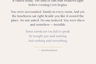 write emotional, relatable, and heartfelt content