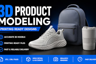 3d modeling for products professional shoe bag printing ready designs