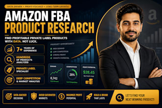 find profitable amazon fba private label products