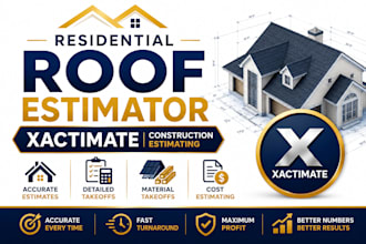 residential roof estimator xactimate construction estimating material takeoffs