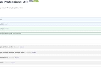 build ai image analysis API using python and google vision