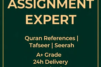 write islamic studies assignment with quran references and urdu essay