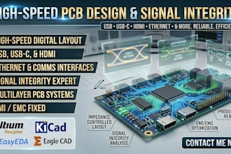 do high speed pcb design usb hdmi ethernet with signal integrity optimization