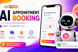 build ai appointment booking system, ai receptionist, scheduling automation