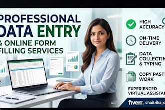 do professional data entry and online form filling work