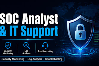 provide soc analysis and IT support services