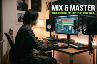 mix your underground rap, indie or pop music