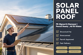 write a structural engineer letter for solar panels roof installation